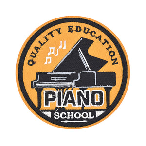 Quality Education Piano School Embroidery Patch