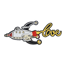 Load image into Gallery viewer, Rocket Love in Multi Sizes Embroidery Patch
