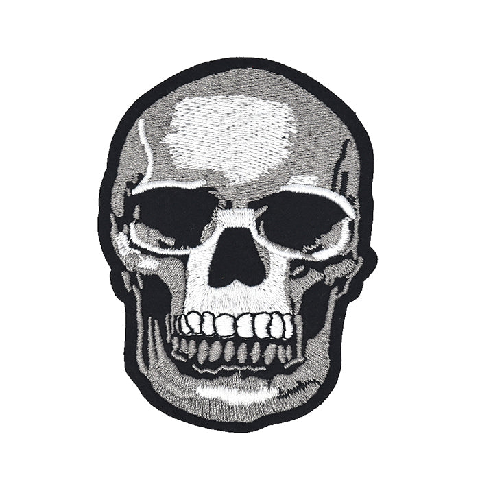 Skull Face Embroidery Patch