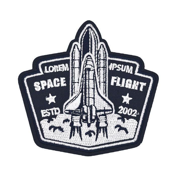 Space Flight Spaceship ESTD 2002 Embroidery Patch