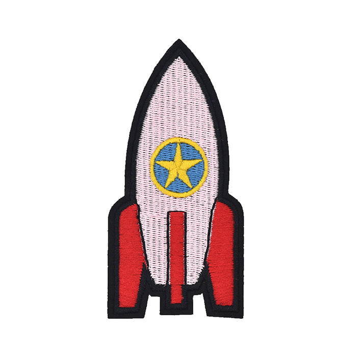Star Rocket Embroidery Patch