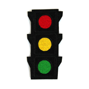 Traffic Light Embroidery Patch
