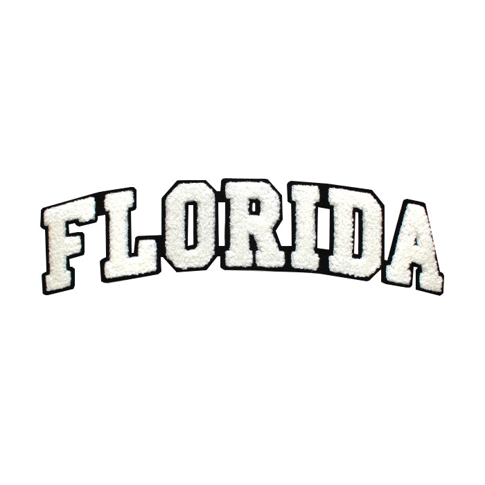 Varsity State Name Florida in Multicolor Chenille Patch