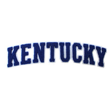 Load image into Gallery viewer, Varsity State Name Kentucky in Multicolor Chenille Patch

