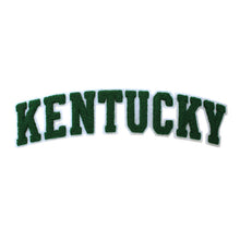 Load image into Gallery viewer, Varsity State Name Kentucky in Multicolor Chenille Patch
