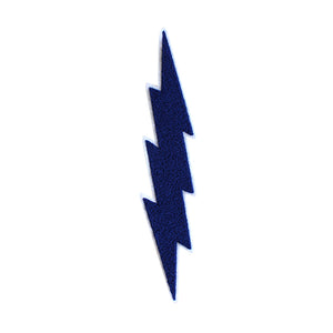 Lightning in Multicolor Chenille Patch