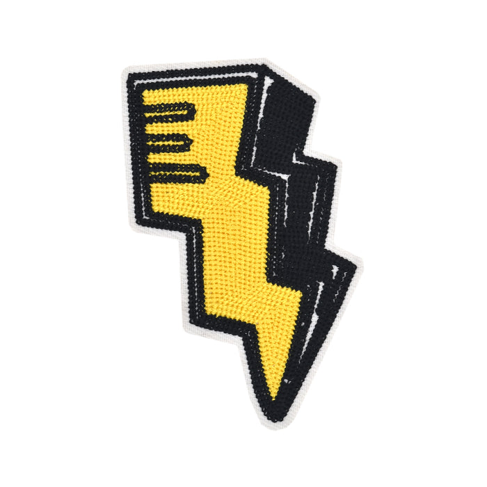 Lightning Bolt Embroidery Patch