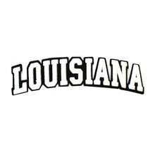 Load image into Gallery viewer, Varsity State Name Louisiana in Multicolor Chenille Patch
