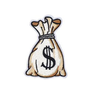 Money Bag Embroidery Patch