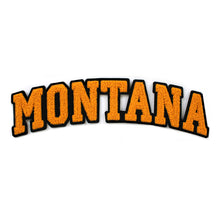 Load image into Gallery viewer, Varsity State Name Montana in Multicolor Chenille Patch
