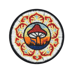 Mushroom Embroidery Patch