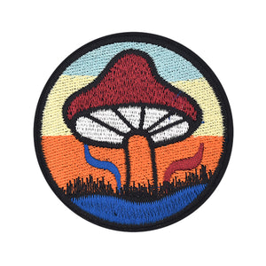 Mushroom Embroidery Patch