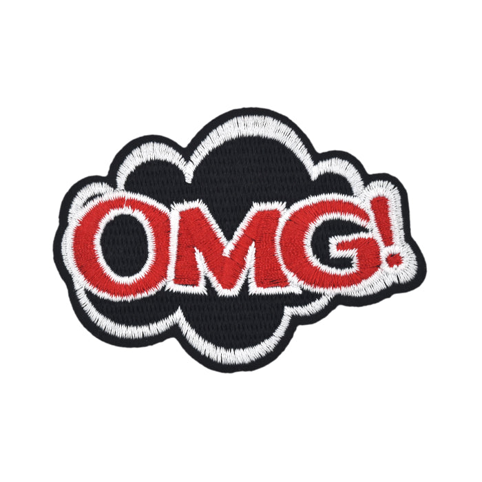 'OMG!' Embroidery Patch