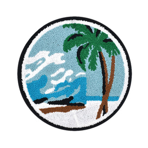 Palm Tree & Ocean View Chenille Patch