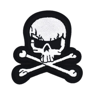 Pirates Skull and Crossbones Skeleton Chenille Patch