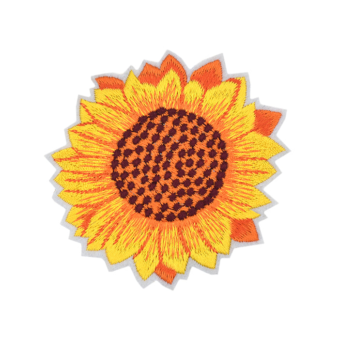 Sunflower Embroidery Patch