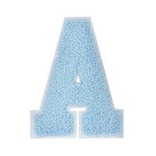 Load image into Gallery viewer, Letter Varsity Alphabets A to Z Baby Blue 8 Inch
