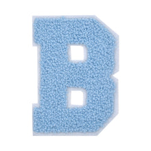 Load image into Gallery viewer, Letter Varsity Alphabets A to Z Baby Blue 6 Inch
