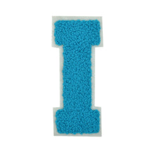 Load image into Gallery viewer, Letter Varsity Alphabets A to Z Turquoise Blue 4 Inch
