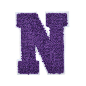Letter Varsity Alphabets A to Z Purple 4 Inch