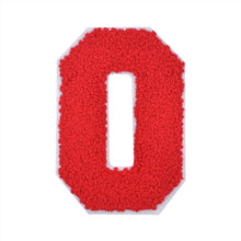 Load image into Gallery viewer, Letter Varsity Alphabets A to Z Red 4 Inch
