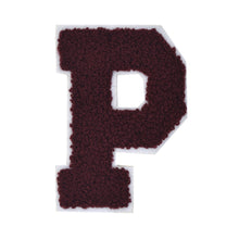 Load image into Gallery viewer, Letter Varsity Alphabets A to Z Burgundy 2.5 Inch
