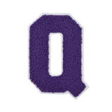 Load image into Gallery viewer, Letter Varsity Alphabets A to Z Purple 4 Inch
