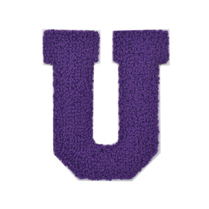 Letter Varsity Alphabets A to Z Purple 8 Inch