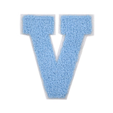 Load image into Gallery viewer, Letter Varsity Alphabets A to Z Baby Blue 2.5 Inch
