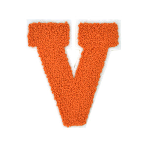 ORANGE Letter Varsity Alphabets A to Z Orange 6 Inch