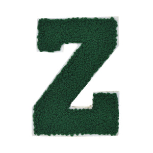 Letter Varsity Alphabets A to Z Hunter Green 6 Inch