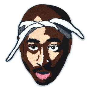 Rapper Tupac Face Chenille Patch