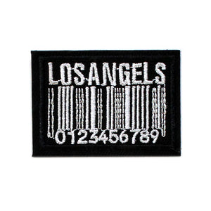 LOS ANGELES Barcode Embroidery Patch