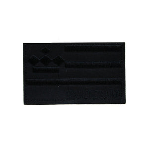 Black Flag Embroidery Patch