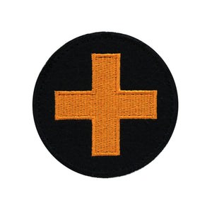 Cross Round Embroidery Patch