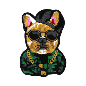 Hip Hop Dog Chenille Patch