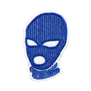 Mini Face Mask in Multicolor Embroidery Patch