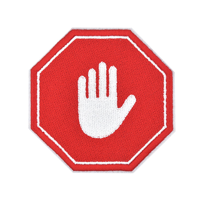 Stop Sign Embroidery Patch – tackletwill