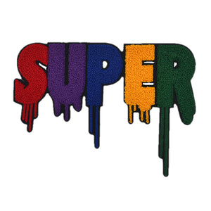 Wording 'Super' Chenille Patch