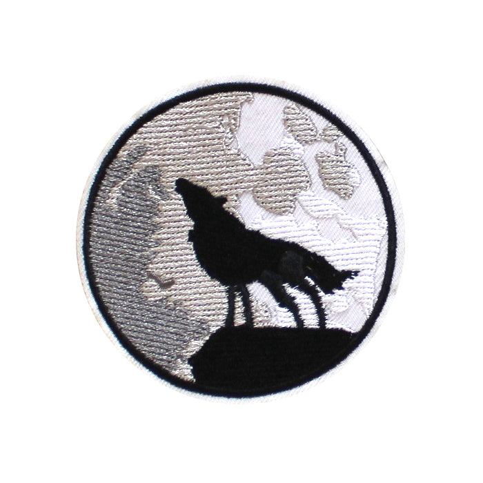 Howling Wolf Embroidery Patch