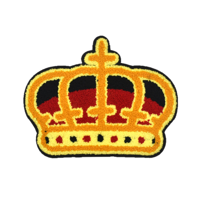 Golden Crown Chenille Patch